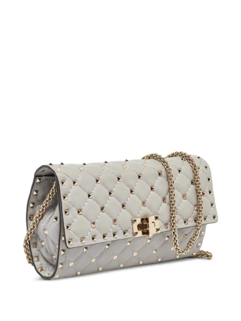 Valentino Garavani Pre-Owned Rockstud Spike shoulder bag Grey 1056459