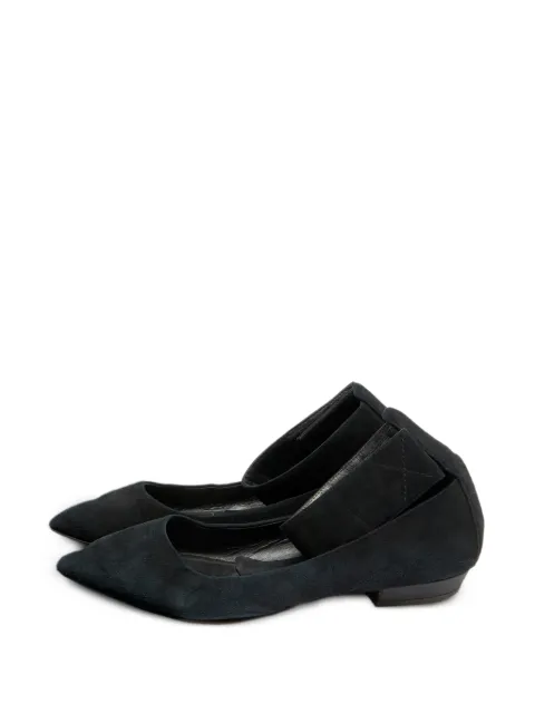 Giuseppe Zanotti Vintage Ankle-strap ballet flats Black 810151