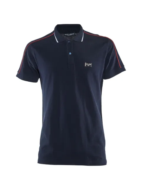 Dolce & Gabbana Pre-Owned Gym Collection cotton polo shirt Blue 1161516