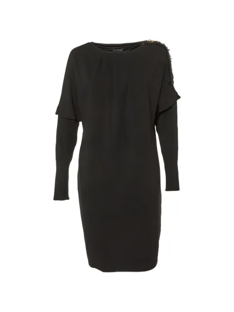 Cavalli Class long-sleeved midi dress Black 1121544