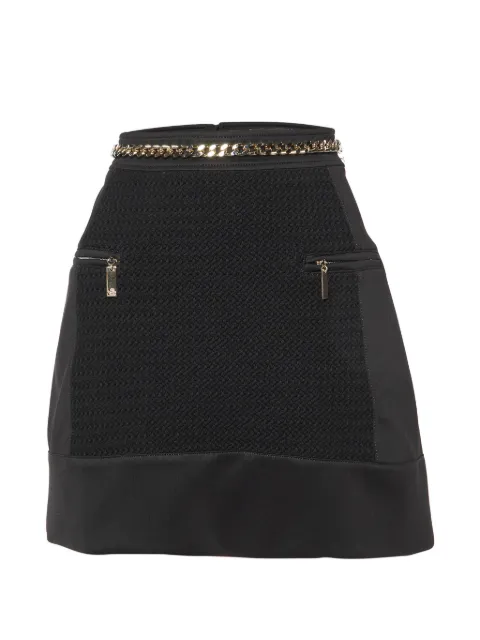 Elisabetta Franchi chain-detail mini skirt Black 1075425