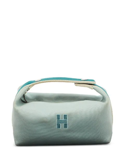 Hermès Pre-Owned small Bride-a-Brac canvas tote bag Blue 1094061