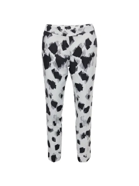 JOSEPH abstract jacquard trousers White 785625