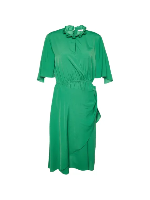 SANDRO Rebella cut-out dress Green 983915