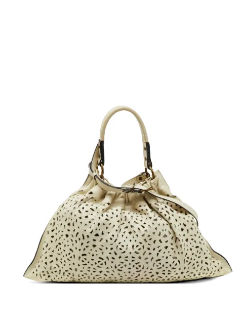 Marni Pre-Owned cut-out oversized shoulder bag Neutrals 1150179