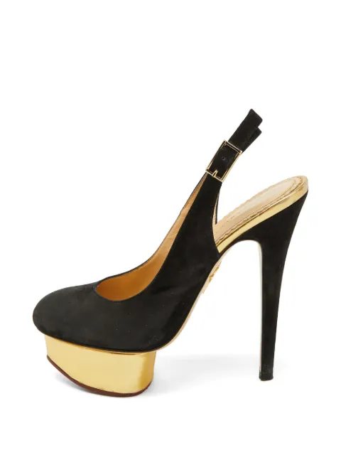 Charlotte Olympia Dolly heeled pumps Black 1086601
