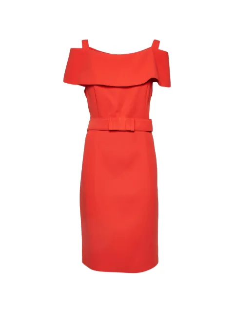 Badgley Mischka belted mini dress Red 1061099