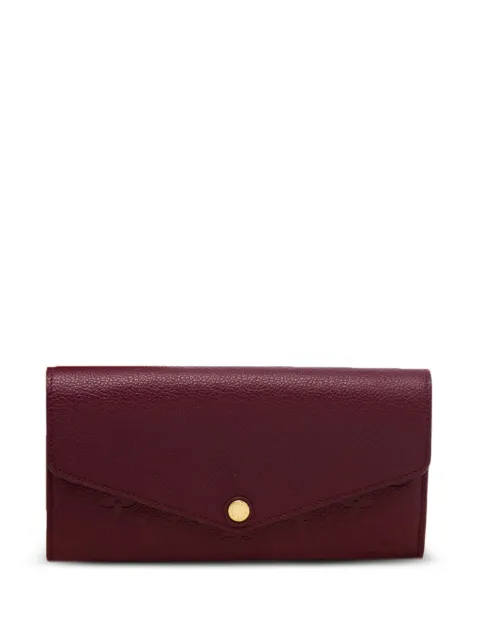 Louis Vuitton Pre-Owned medium Sarah Monogram Empreinte leather wallet Red 1220947