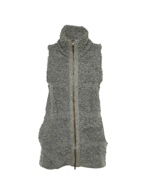 Stella McCartney Pre-Owned knitted sleeveless jacket Grey 1192828