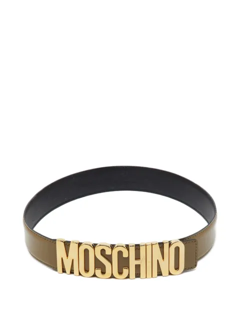 Moschino Pre-Owned leather belt Brown 1203823