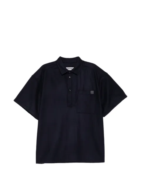 DARKPARK Alex wool polo shirt Blue MSH08FAW02