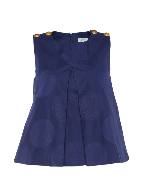 Kenzo Pre-Owned flared sleeveless blouse Blue 742988