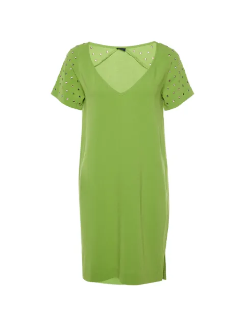 JOSEPH eyelet-detail shift dress Green 785601
