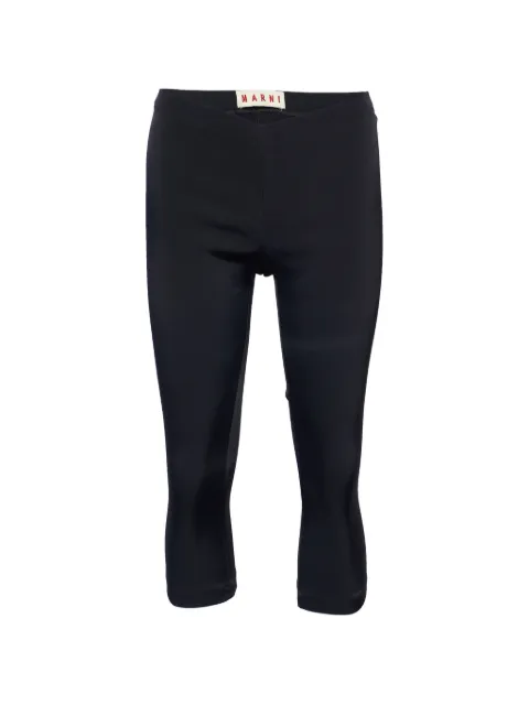 Marni Pre-Owned cropped trousers Black 754335