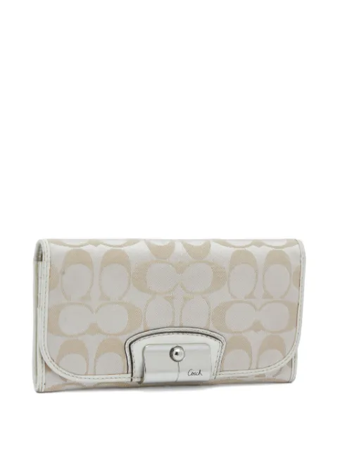 Coach Vintage Signature canvas wallet Neutrals 807039
