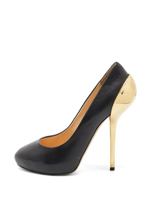 Giuseppe Zanotti Vintage round-toe pumps Black 839493