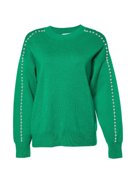 SANDRO embellished sweater Green 970606