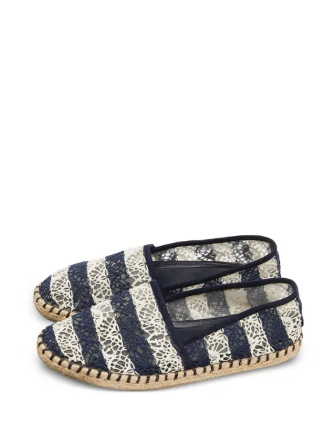 Louis Vuitton Pre-Owned crochet espadrilles Blue 962648