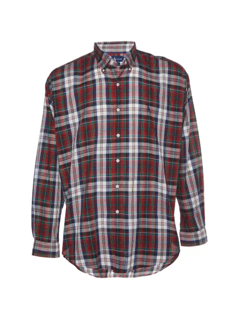 Polo Ralph Lauren Vintage Ralph Lauren Red Checked Cotton Button Down Blaire Shirt XL Red 839139