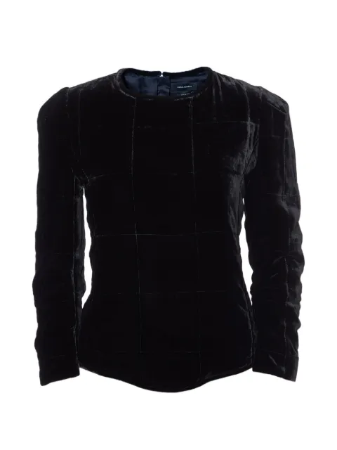 Isabel Marant Vintage Isabel Marant black velvet full sleeves top Black 998776