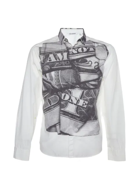 Neil Barrett dollar-print shirt White 999435