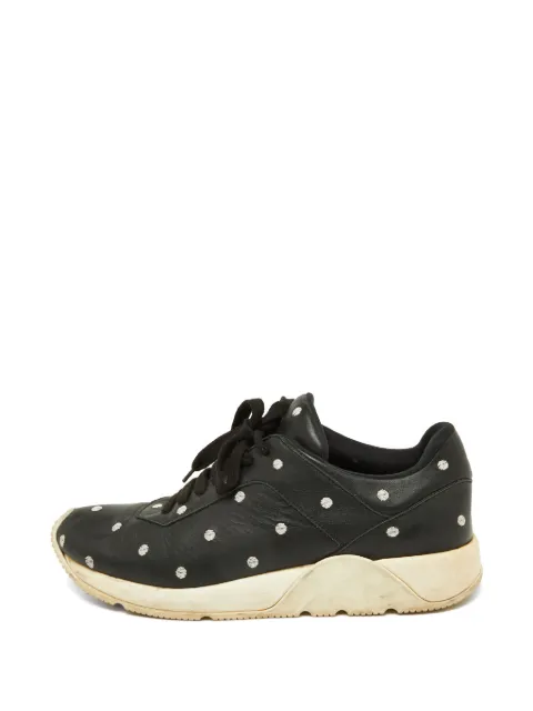 Christian Dior Pre-Owned polka-dot sneakers Black 1001027