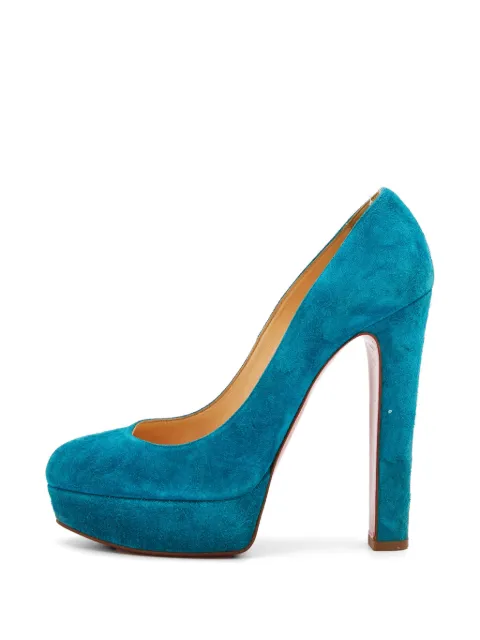 Christian Louboutin Pre-Owned Bibi platform pumps Blue 704565