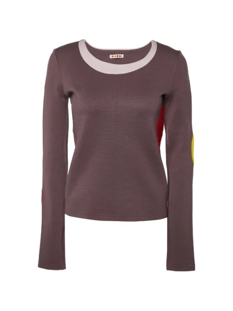 Marni Pre-Owned crew-neck sweatshirt Purple 932271