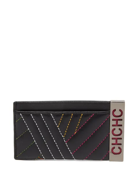 Carolina Herrera Vintage quilted card holder Black 1010591
