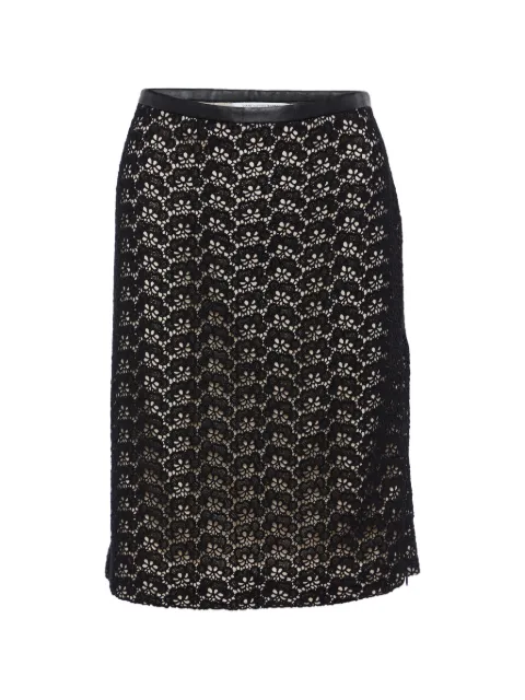 DVF Diane von Furstenberg Stevia Acorn lace skirts Black 898880