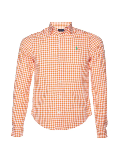 Polo Ralph Lauren Vintage gingham-check shirt Orange 984816