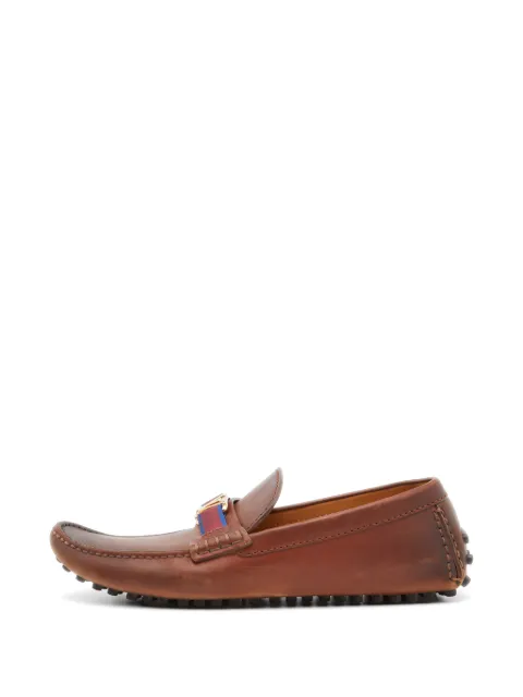 Louis Vuitton Pre-Owned Hockenheim loafers Brown 801691