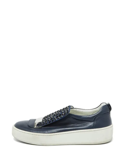 Sergio Rossi SR1 crystal-embellished sneakers Blue 1035830