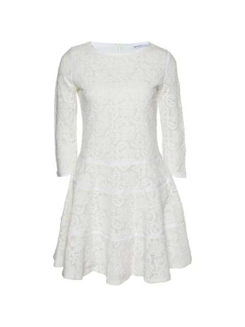 See By Chloé Vintage crochet-lace flared fit mini dress White 977850