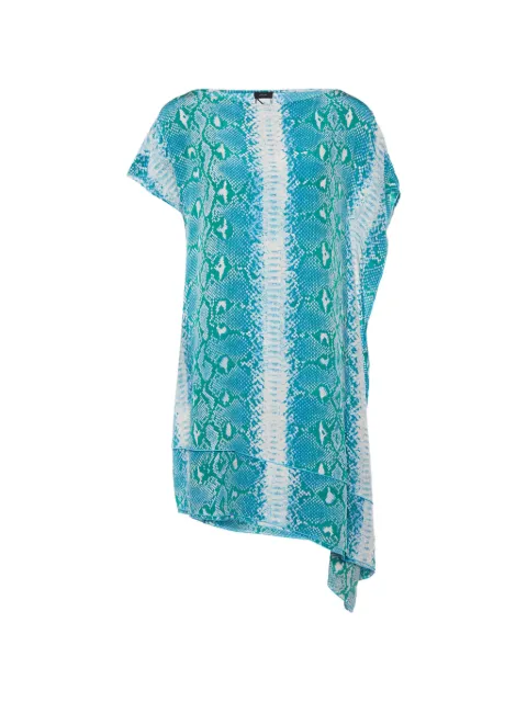 JOSEPH snake-print shift dress Blue 778422