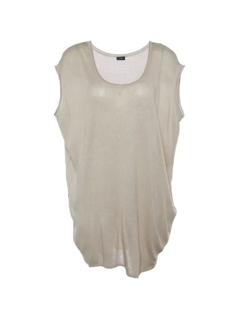 JOSEPH linen-knit top Neutrals 785643