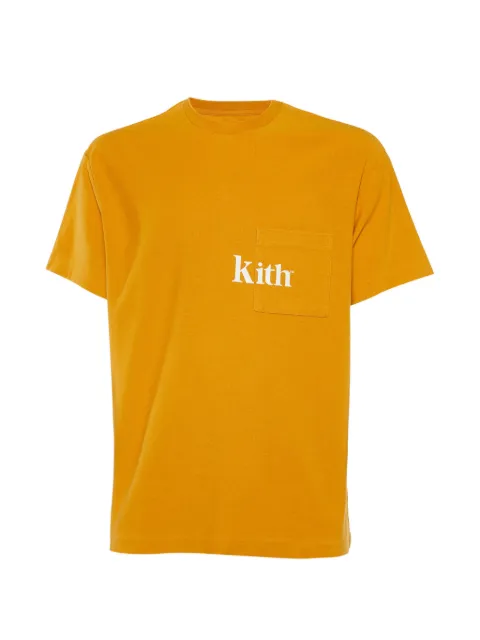 KITH logo-pocket T-shirt Yellow 897382