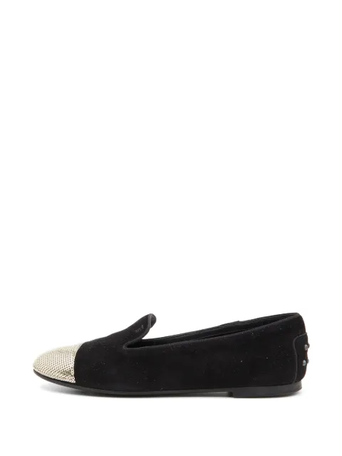 Tod's Vintage sequin-embellished loafers Black 796947
