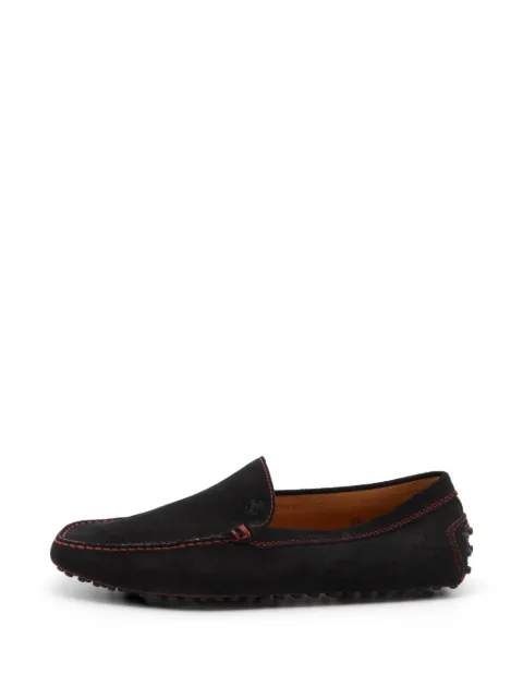 Tod's Vintage x suede loafers Black 811254