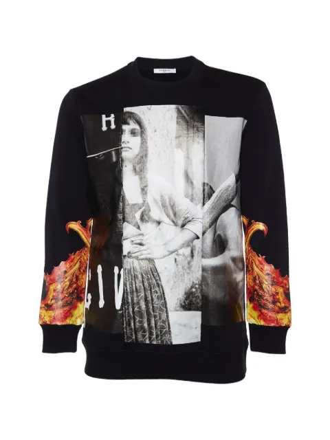 Givenchy Pre-Owned printed sweatshirt Black 1004465