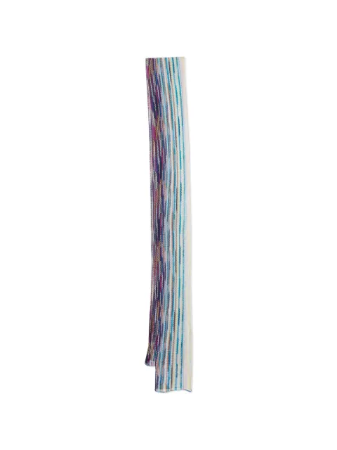 Missoni Pre-Owned Striped knit scarf Blue 1011808