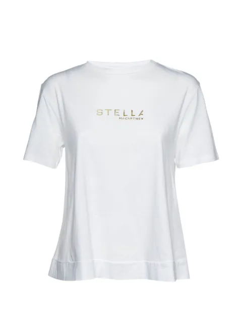 Stella McCartney Pre-Owned embossed-logo T-shirt White 1106520