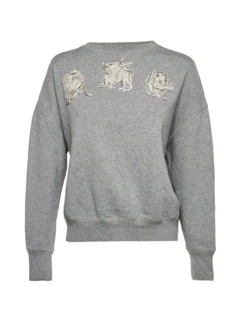 Alexander McQueen Pre-Owned embellished sweater Grey 1175538