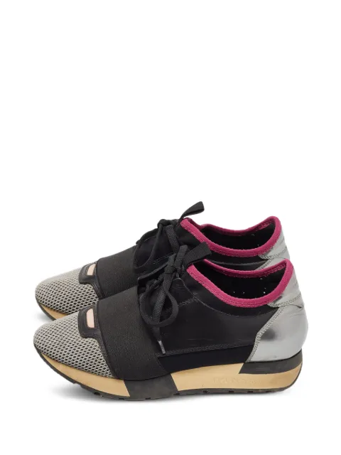 Balenciaga Pre-Owned Race Runner mesh sneakers Black 918527