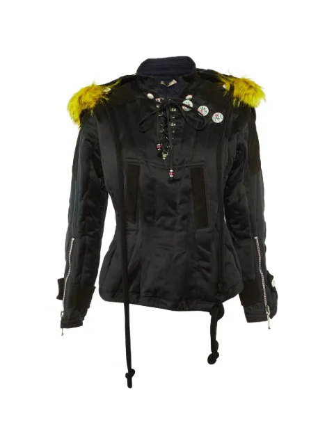 Balenciaga Pre-Owned detachable hood jacket Black 1188220