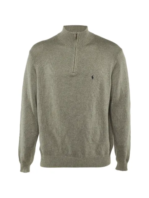 Polo Ralph Lauren Vintage high-neck half-zip sweater Grey 1224169