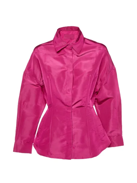 Valentino Garavani Pre-Owned Taffeta corset style shirt Pink 1138627
