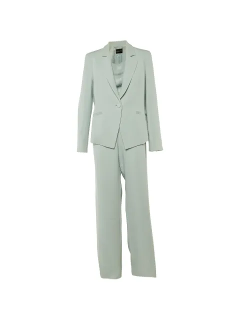 Emporio Armani Pre-Owned crepe suit Green 1177202