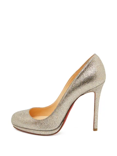 Christian Louboutin Pre-Owned Fifi pumps Silver 1086920