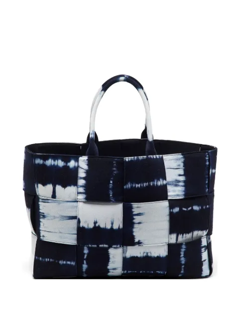 Bottega Veneta Pre-Owned Arco Intrecciato large tote bag Blue 1165201